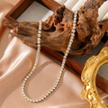 Colier Tennis Luxury din Oțel Inoxidabil Placat cu Aur 18K – Strălucire Premium & Rezistență Durabilă 3mm